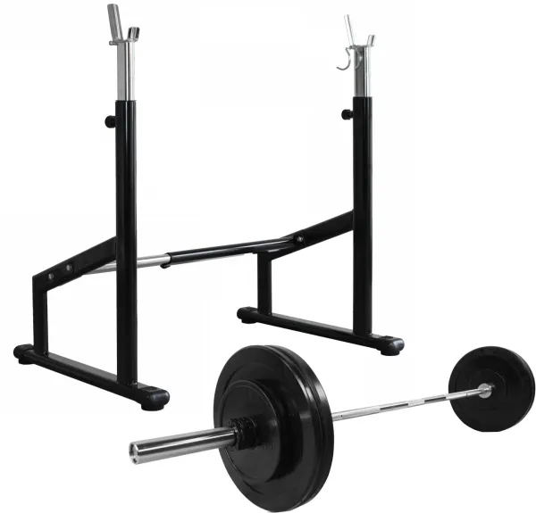 Odin Semi Pro Squat Rack + Gewichte & Langhantel (50kg)